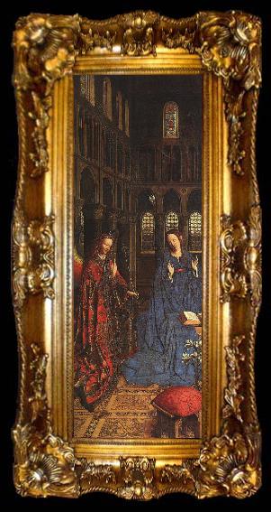 framed  EYCK, Jan van The Annunciation sdw, ta009-2